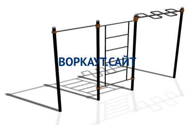 Спортивный комплекс воркаут ВС-129 в Новосибирске
