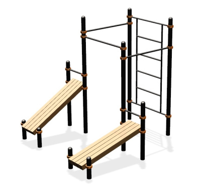 Спортивный комплекс воркаут ВС-42 в Новосибирске