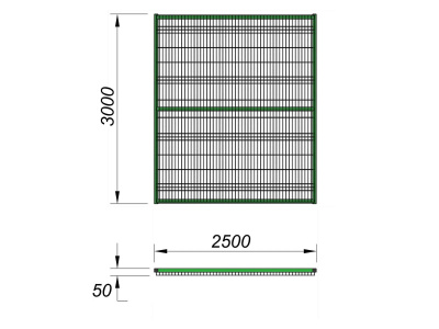 Ограждение спортивной площадки 2500х3000 МАФ 5103 в Новосибирске