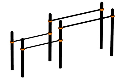 Брусья разновысокие ВС-15 в Новосибирске