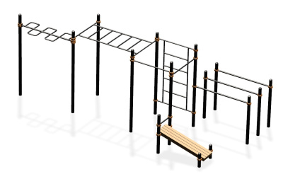 Спортивный комплекс воркаут ВС-57 в Новосибирске