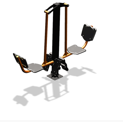 Уличный тренажер  "Жим ногами двойной"  УТ203 в Новосибирске