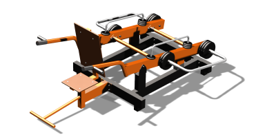 Силовой уличный тренажер  "Трицепс"  УТ424 в Новосибирске