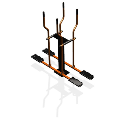 Уличный тренажер  "Лыжи двойные"   УТ210 в Новосибирске