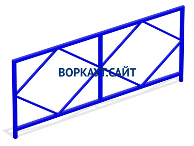 Ограждение площадки МАФ 5001 в Новосибирске