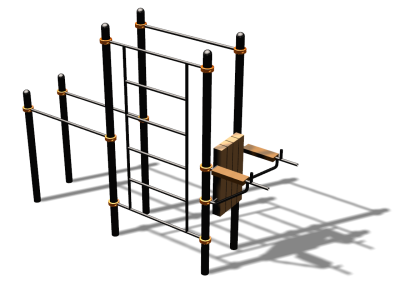 Спортивный комплекс воркаут ВС-137 в Новосибирске