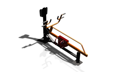 Силовой уличный тренажер  "Гребная тяга"  УТ414 в Новосибирске