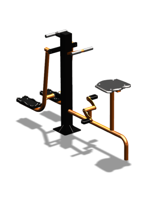 Уличный тренажер "Вело Шпагат" УТ320 в Новосибирске