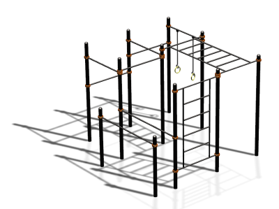Спортивный комплекс воркаут ВС-139 в Новосибирске