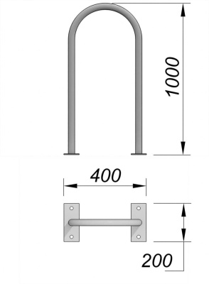 Велопарковка МАФ 6001 в Новосибирске