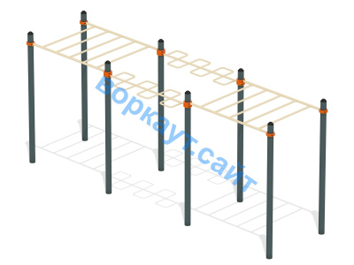 Воркаут комплекс рукоходов ВС-22 в Новосибирске