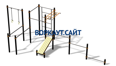 Спортивный комплекс воркаут ВС-95 в Новосибирске