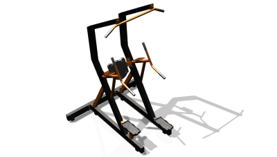 Силовой уличный тренажер  "Комбинированный станок"  УТ416 в Новосибирске