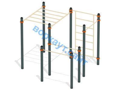 Спортивный комплекс воркаут ВС-48 в Новосибирске
