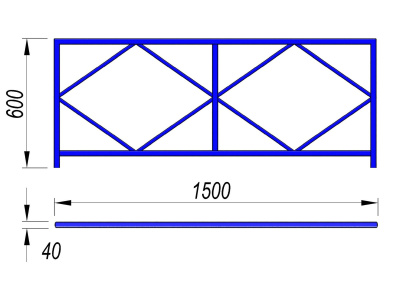 Ограждение площадки МАФ 5001 в Новосибирске