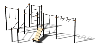 Спортивный комплекс воркаут ВС-85 в Новосибирске