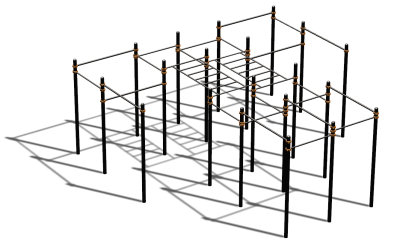 Спортивный комплекс воркаут ВС-136 в Новосибирске
