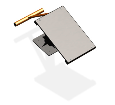 Уличный тренажер "Скамья для пресса" УТ 121 в Новосибирске