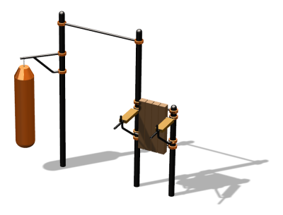 Спортивный комплекс воркаут ВС-148 в Новосибирске