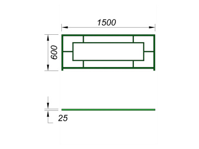 Ограждение площадки МАФ 5000 в Новосибирске