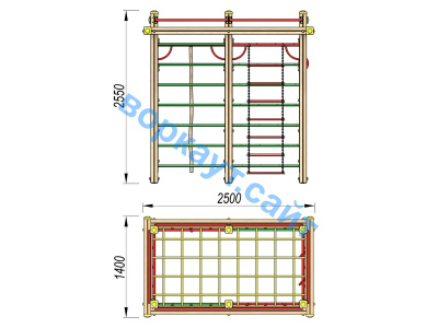 Детский спортивный комплекс ДСК 3108 в Новосибирске