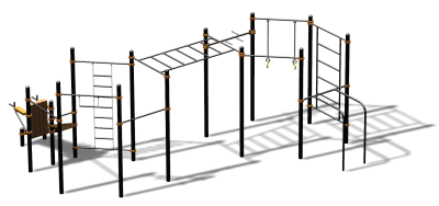 Спортивный комплекс воркаут ВС-86 в Новосибирске