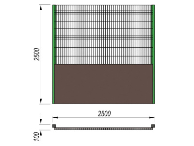 Ограждение хоккейной коробки МАФ 5202 в Новосибирске