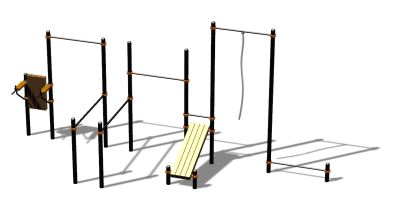 Спортивный комплекс воркаут ВС-90 в Новосибирске