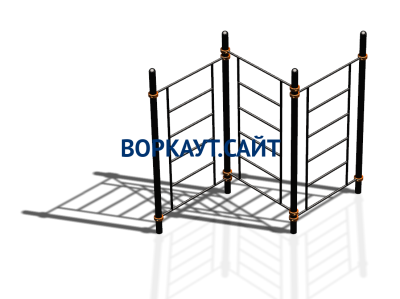 Спортивный комплекс воркаут ВС-80 в Новосибирске