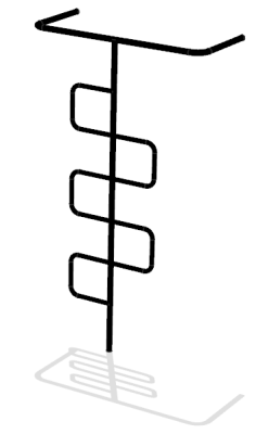 Стойки с шестом-змейка ВС-32 в Новосибирске