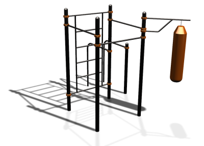Спортивный комплекс воркаут ВС-144 в Новосибирске