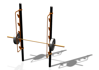 Спортивный комплекс воркаут ВС-84 в Новосибирске
