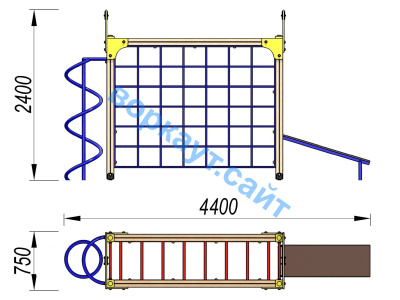 Детский спортивный комплекс Юниор ДСК 3105 в Новосибирске