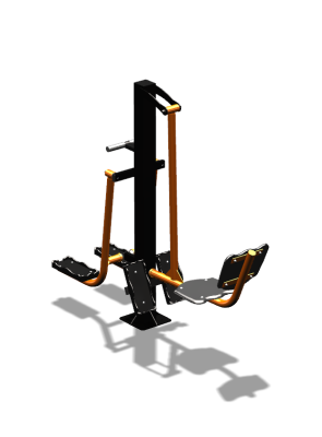 Уличный тренажер "Жим ногами Шпагат" УТ315 в Новосибирске