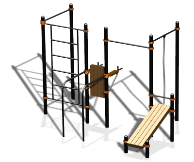 Спортивный комплекс воркаут ВС-145 в Новосибирске