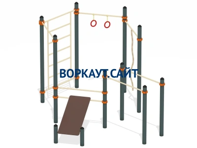 Спортивный комплекс воркаут ВС-49 в Новосибирске