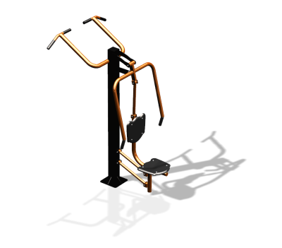 Уличный тренажер "Жим от груди Турник" УТ341 в Новосибирске