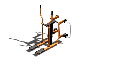 Силовой уличный тренажер  "Лыжи"  УТ406 в Новосибирске