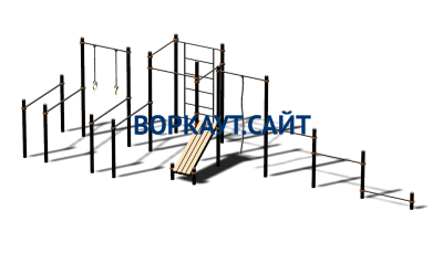 Спортивный комплекс воркаут ВС-83 в Новосибирске