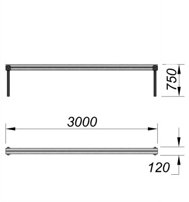 Бум бревно ДСК 3540 в Новосибирске
